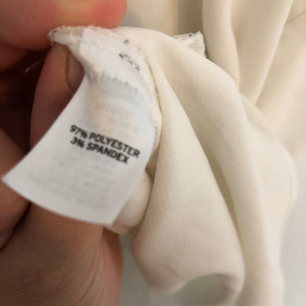 Cream Racerback Tank Top - Picture 6 of 8